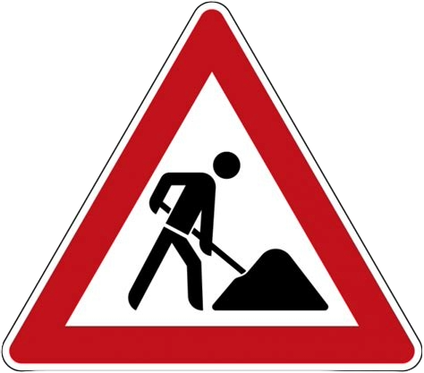Baustellenwarnzeichen